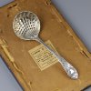 Антикварная английская ложка сифтер для сахарной пудры и корицы Sifter Spoon Hammond Creake & Co