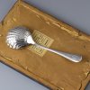 Антикварная английская ложка сифтер для сахарной пудры корицы Sifter Spoon Walker & Hall
