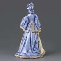 Винтажная фарфоровая статуэтка Девушка Дама Англия Royal Worcester Winter's Morn