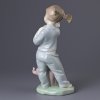 Винтажная фарфоровая статуэтка Испания Lladro NAO 1129 Special Friends Девочка с игрушками Слон