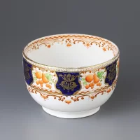 Антикварный английский чайный кофейный сервиз Goodwin Stoddard & Co Два фарфоровых трио, кувшин для молока, сахарница, тарелка