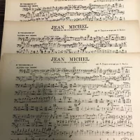 Винтажные ноты Jean Michel Жан-Мишель