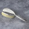 Винтажный английский серебряный набор из щётки для волос, расчёски, зеркала и щётки для одежды Deakin & Francis 1968 год