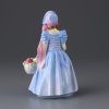 Винтажная фарфоровая статуэтка Англия Royal Doulton Wendy Венди Девочка с корзинкой