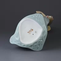 Винтажная фарфоровая статуэтка Испания Lladro NAO Flower Harvest Девушка с корзинами цветов