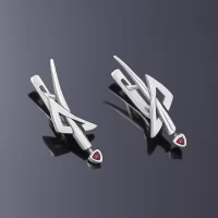 Серебряные серьги ручной работы