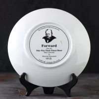 Винтажная тарелка Эйзенхауэр Вторая мировая война Hamilton Collection This Was Their Finest Hour Eisenhower Forward