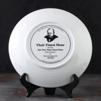Винтажная тарелка Уинстон Черчиль Самолёты Вторая мировая война Hamilton Collection This Was Their Finest Hour Winston Churchill