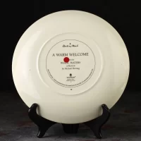 Тарелка винтажная декоративная настенная Англия Паром Канал Веджвуд Wedgwood Danbury Mint Rural Waters Warm Welcome