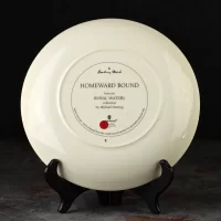 Тарелка винтажная декоративная настенная Англия Паром Канал Веджвуд Wedgwood Danbury Mint Rural Waters Homeward Bound