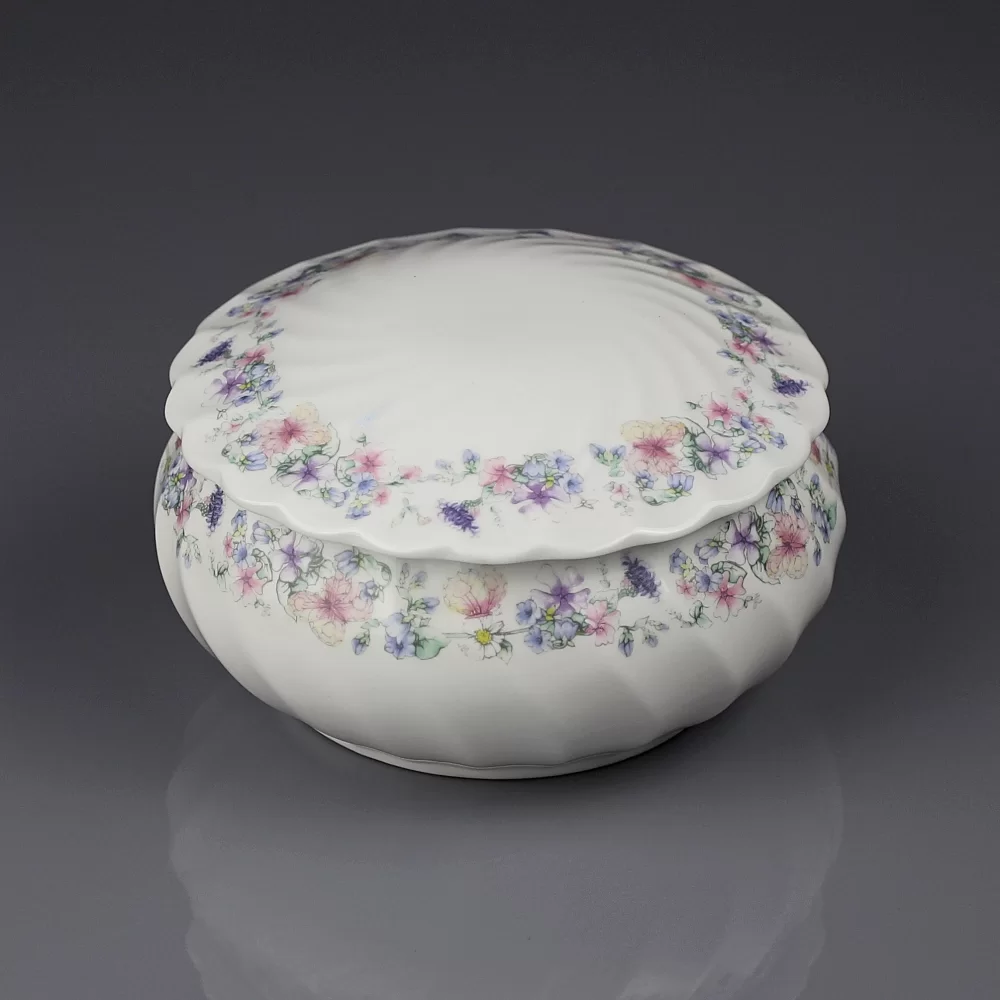 Винтажная английская фарфоровая шкатулка Веджвуд Wedgwood Angela