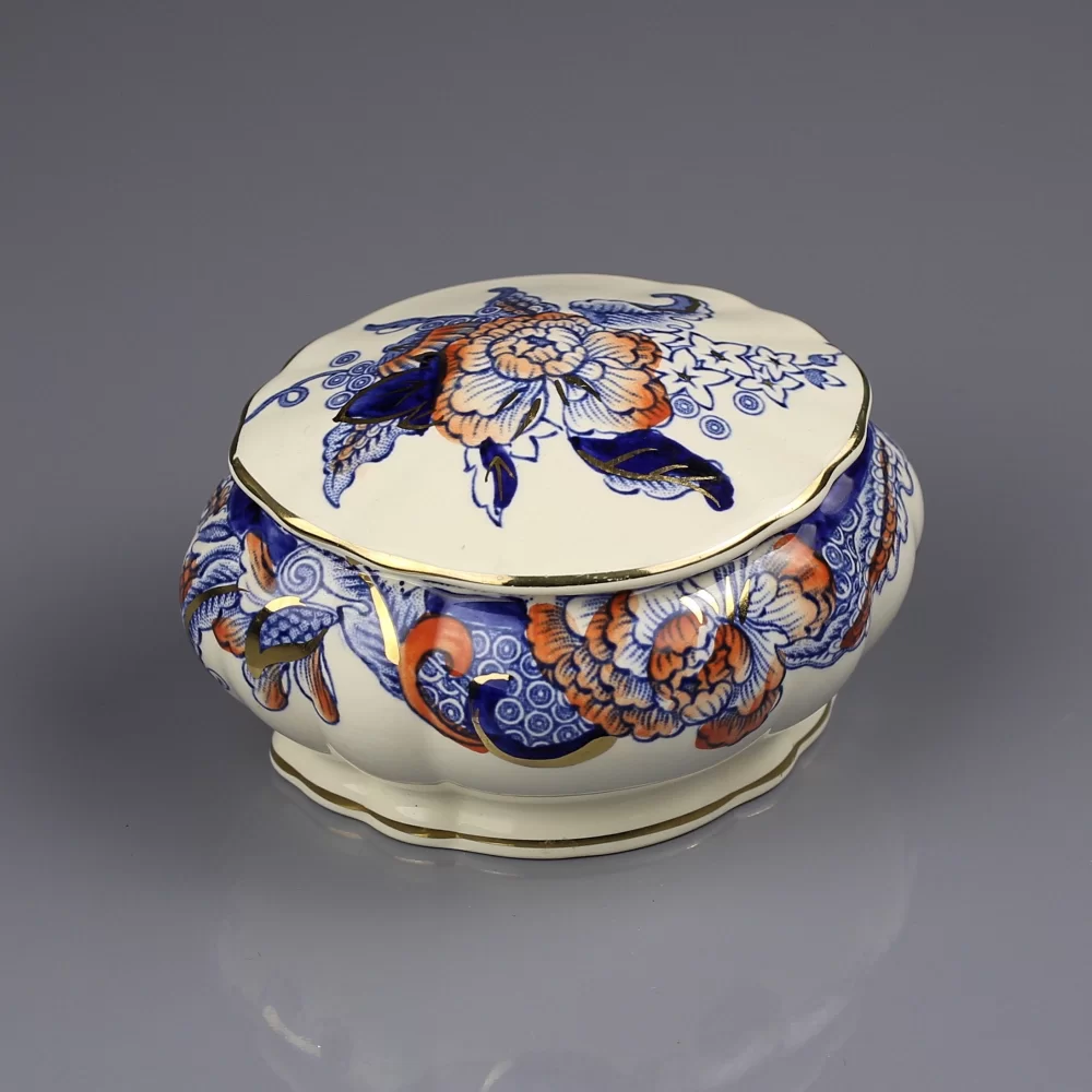 Винтажная английская шкатулка для украшений Шинуазри Masons Cathay Chinoiserie