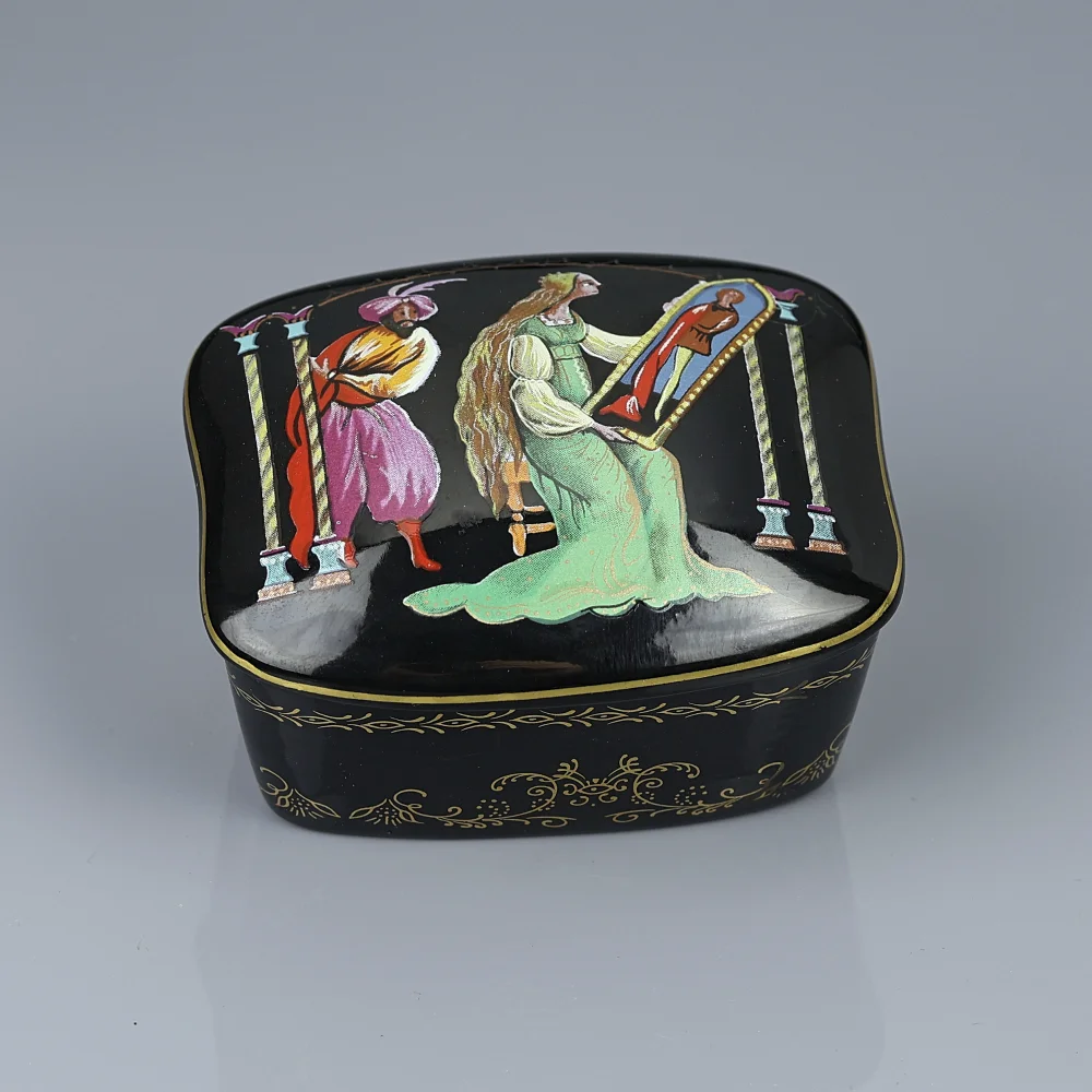 Винтажная музыкальная шкатулка Раймонда Шедевры русского балета Franklin Mint Raymonda Masterpieces of the Russian Ballet