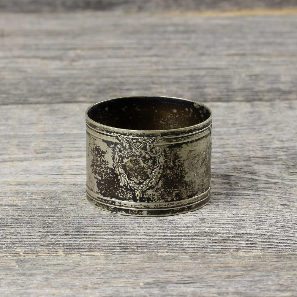 Антикварное французское кольцо для салфетки с парижского блошиного рынка