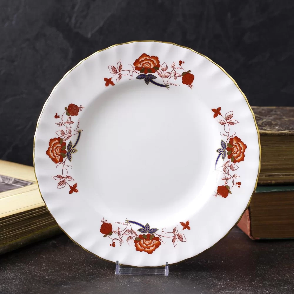 Винтажная английская тарелка Royal Crown Derby Bali Бали