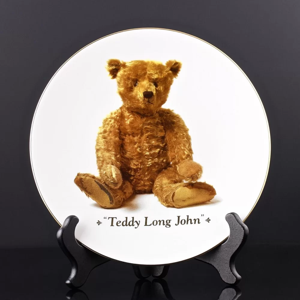 Тарелка винтажная декоративная настенная Фарфор Англия Мишка Тедди Royal Worcester Teddy Bear Мишка Тедди Teddy Long John