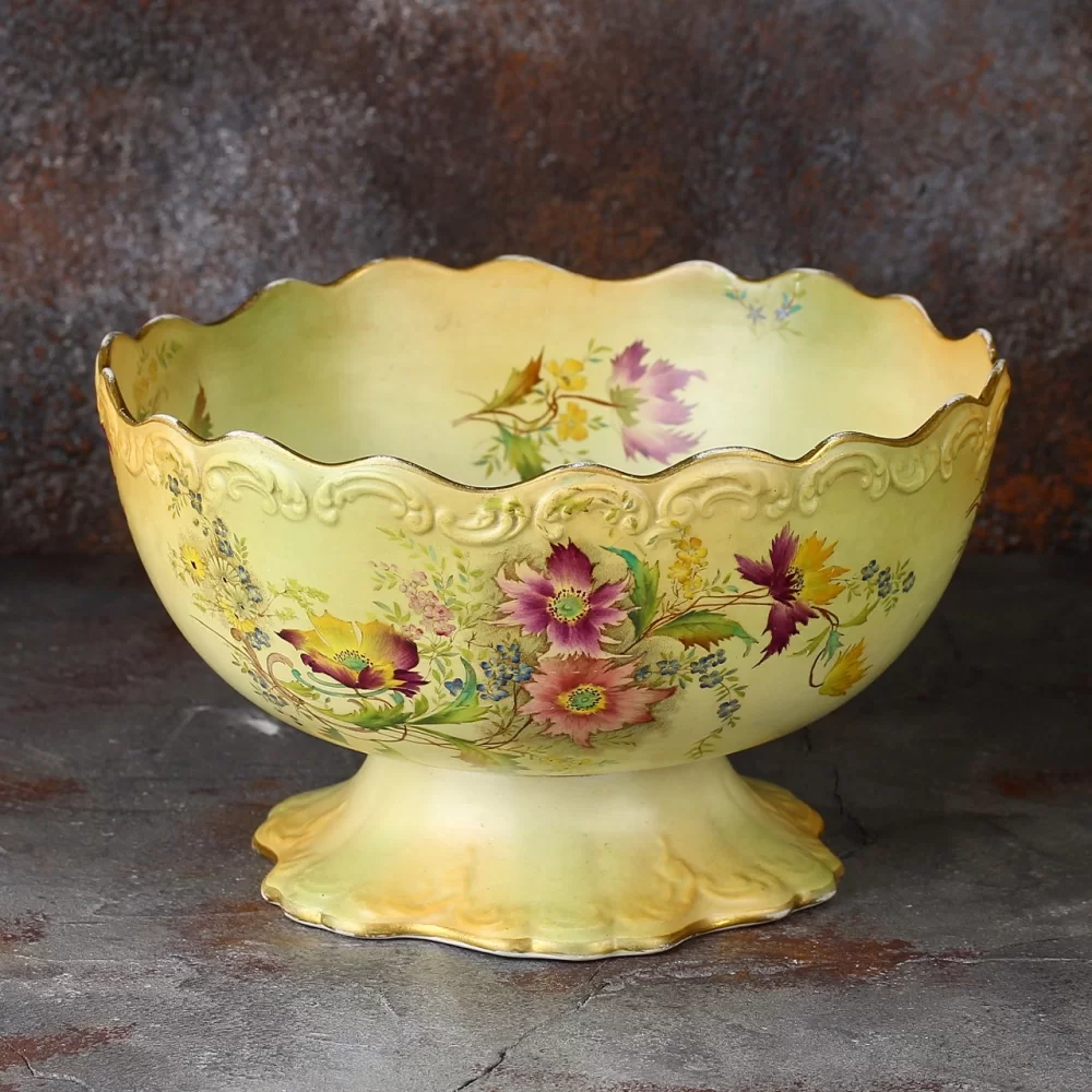 Антикварная английская ваза для фруктов Carlton Ware