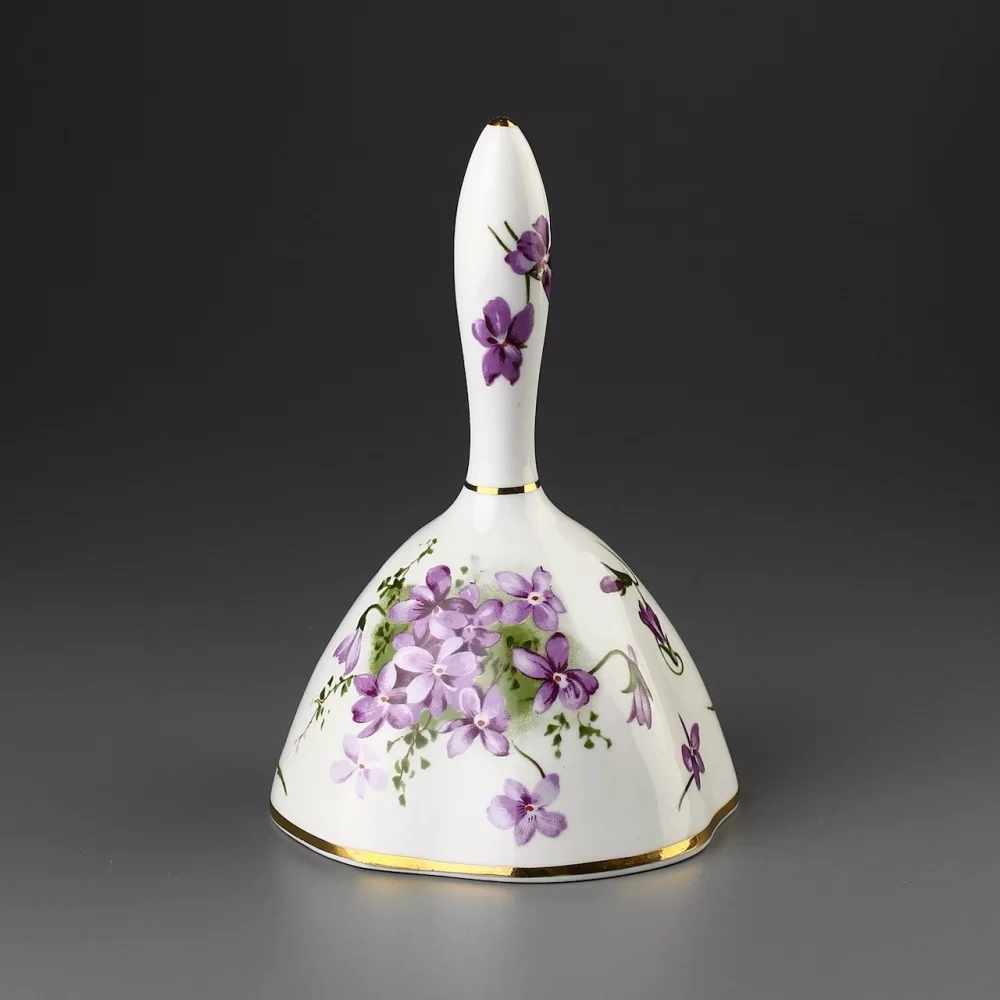 Винтажный английский колокольчик Hammersley Victorian Violets Викторианские фиалки