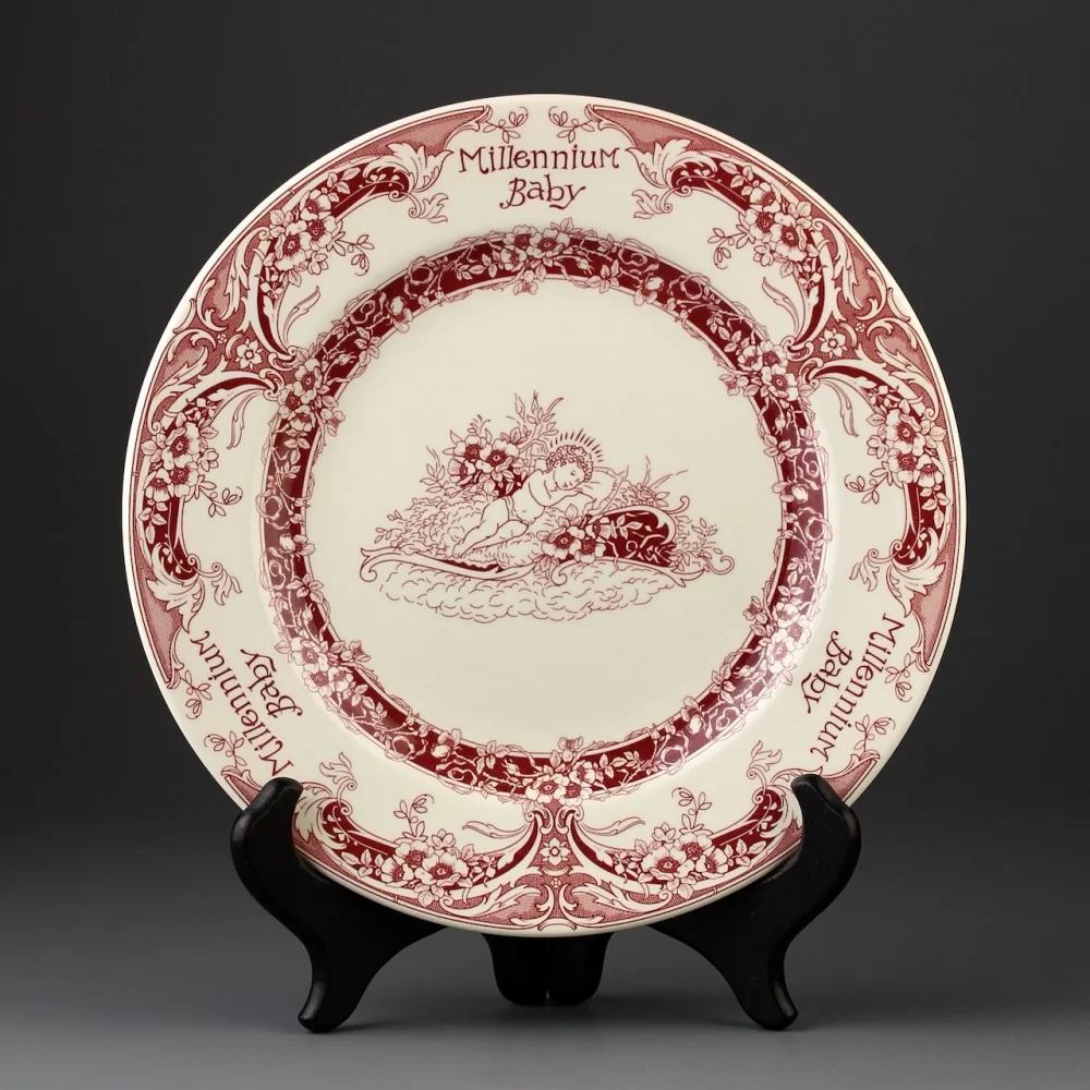 Тарелка винтажная Англия Spode Millennium Baby
