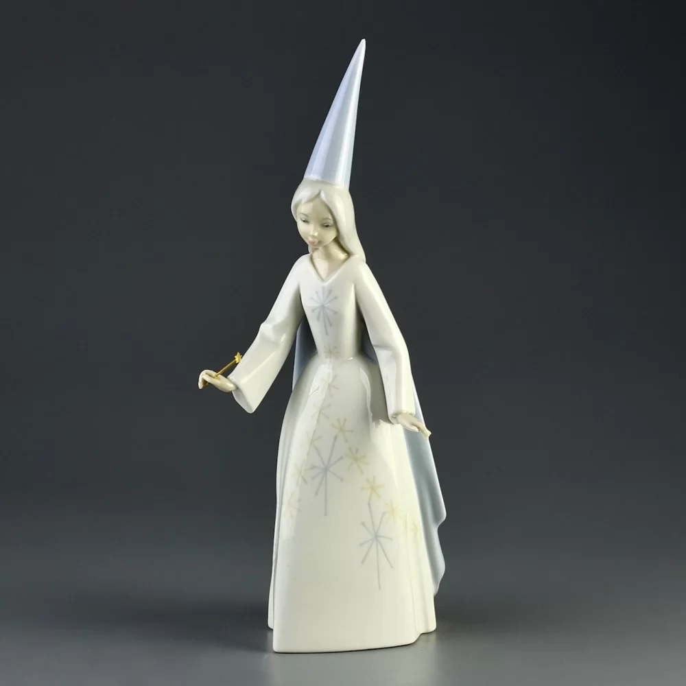 Винтажная фарфоровая статуэтка Испания Lladro 4595 Fairy Фея