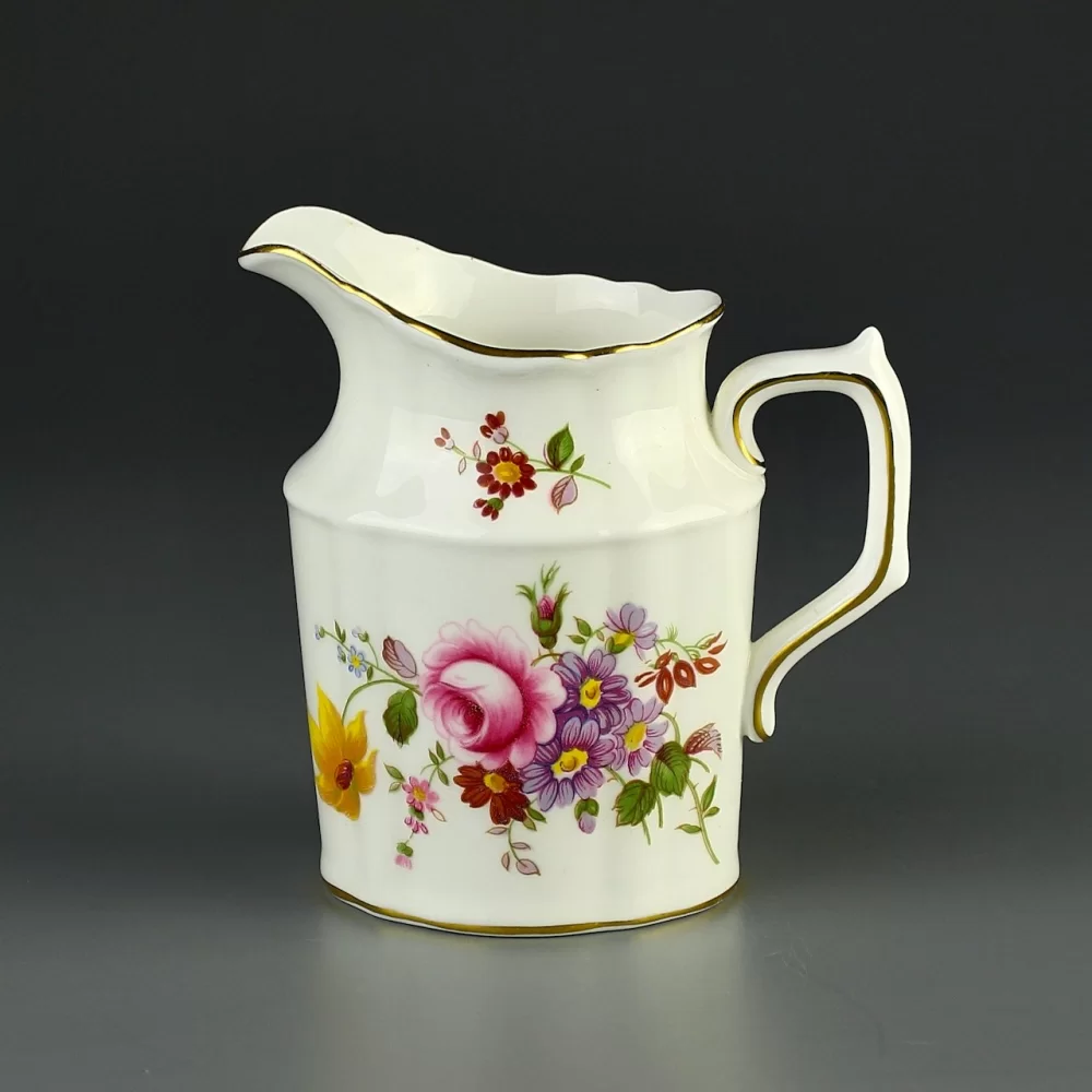 Винтажный английский кувшин для молока сливок Royal Crown Derby Posies