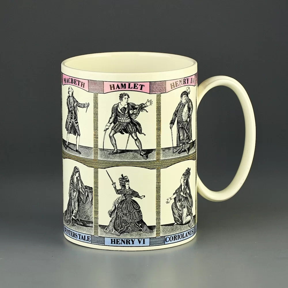 Винтажная английская кружка Уильям Шекспир Юбилей Wedgwood William Shakespeare Playwright and Poet