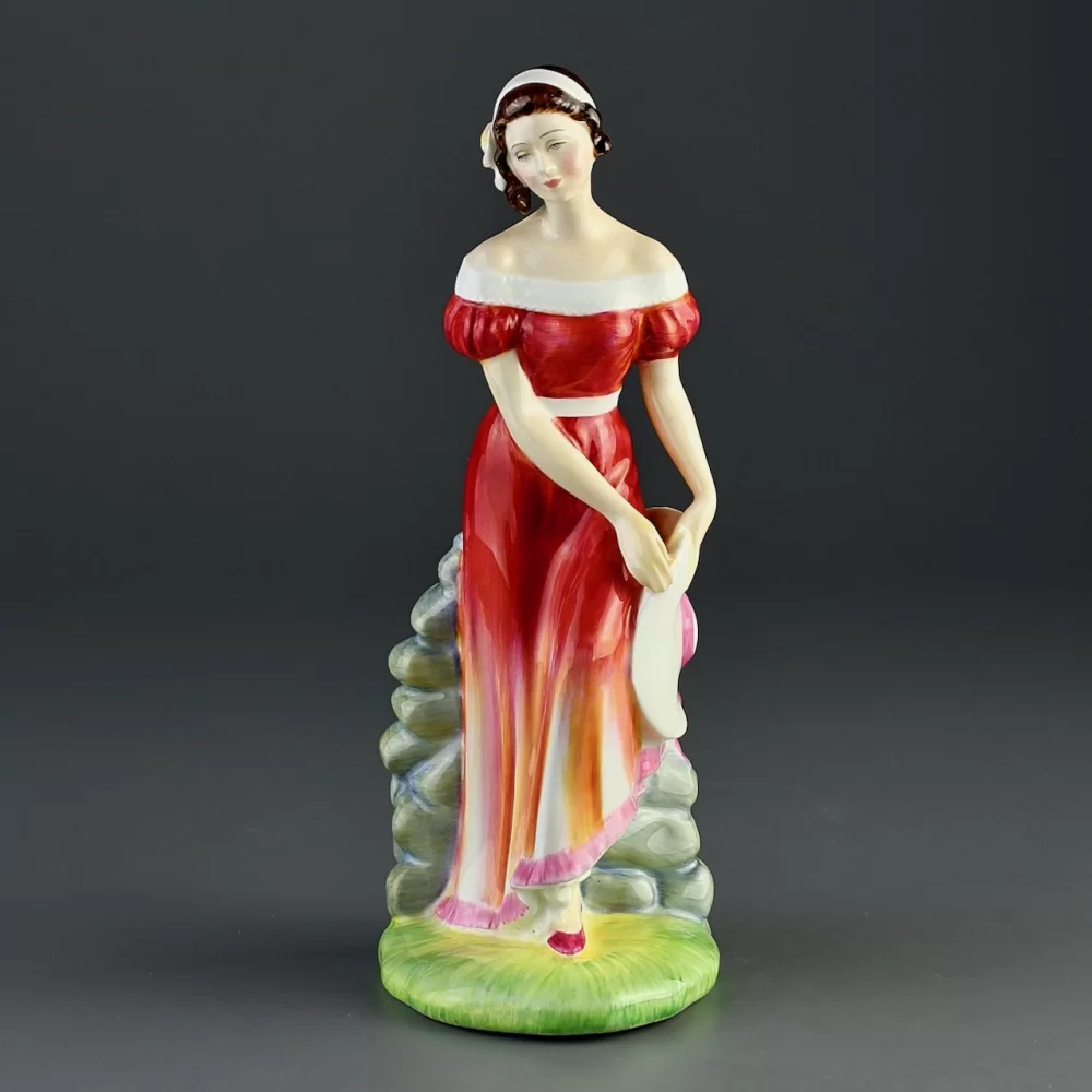Винтажная фарфоровая статуэтка Англия Royal Doulton 3168 Jemma Девушка Джемма