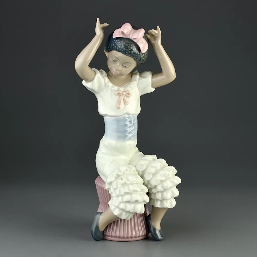 Винтажная фарфоровая статуэтка Испания Lladro 5160 Rhumba Танец Румба