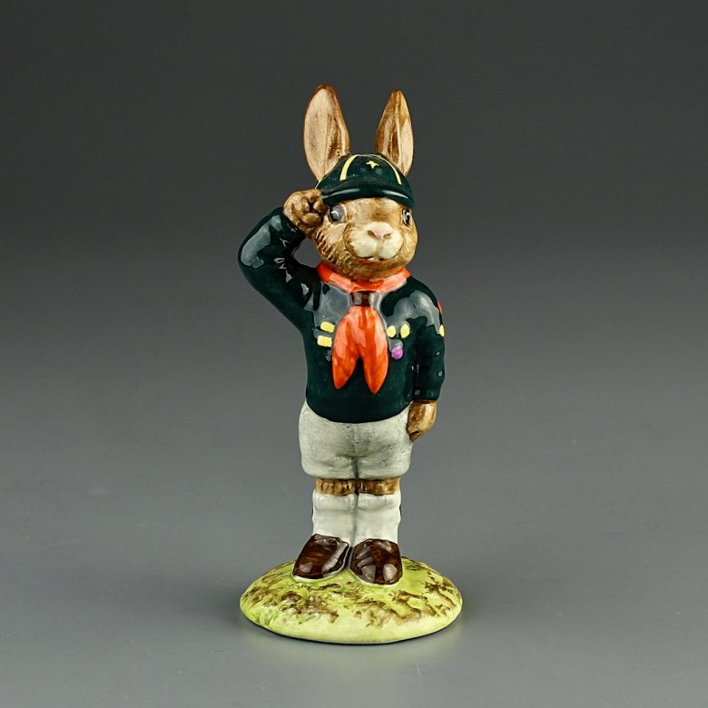 Винтажная статуэтка Кролик Be Prepared Bunnykins Royal Doulton