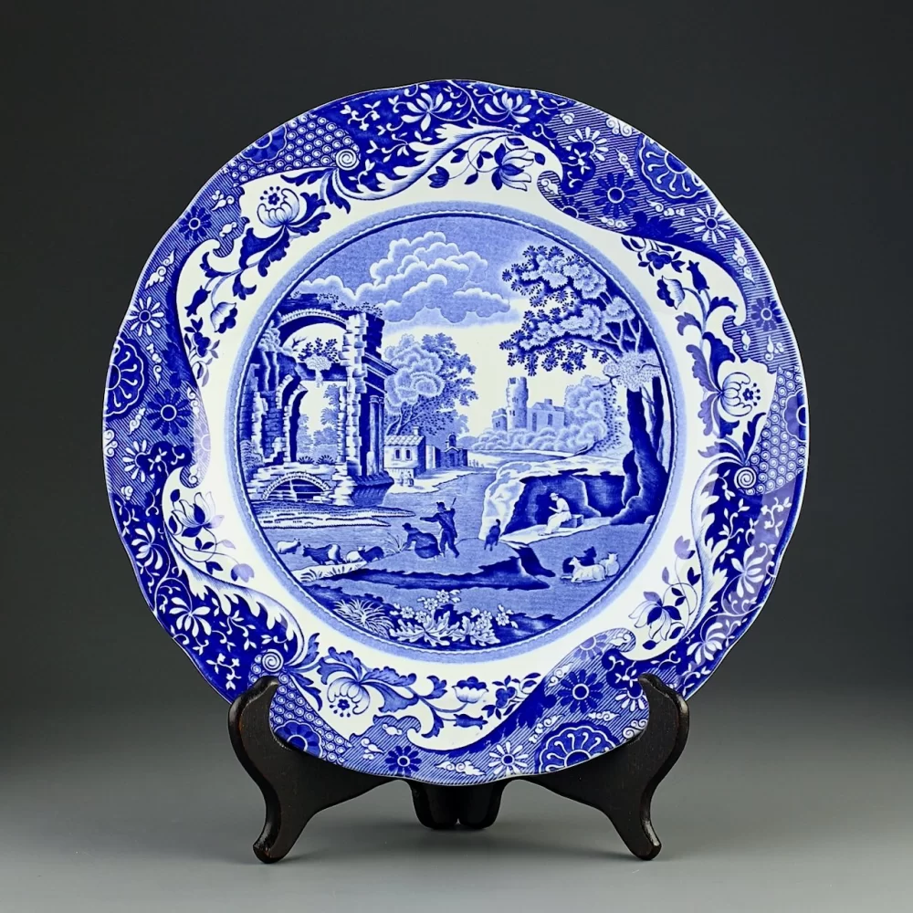 Винтажная английская тарелка Spode Italian 26,5 см