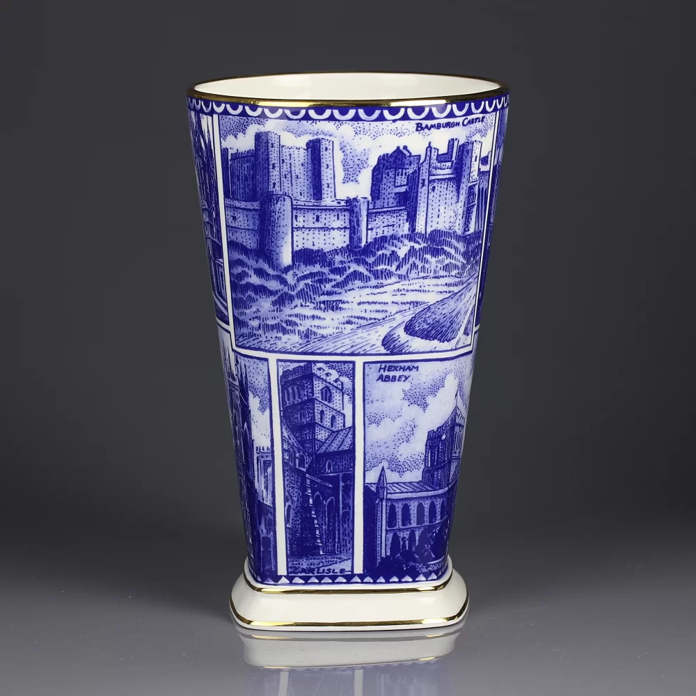 Винтажная английская ваза Замки Соборы Англии Landmarks Vase Ringtons