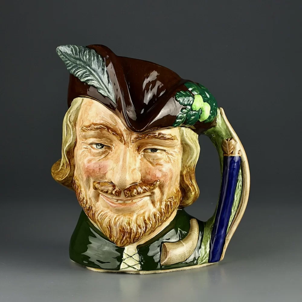 Винтажный английский кувшин Робин Гуд Royal Doulton Robin Hood Toby Character Jug