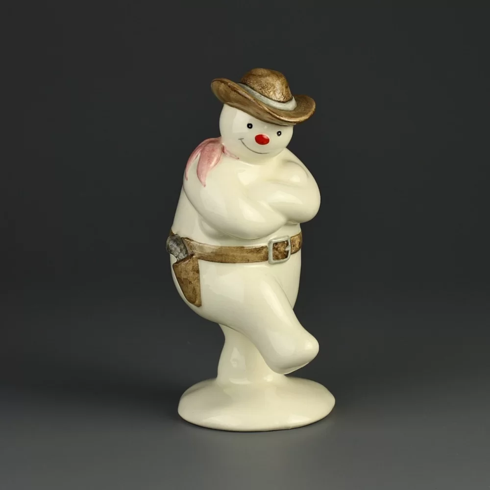 Винтажная английская статуэтка Снеговик ковбой Royal Doulton Cowboy Snowman
