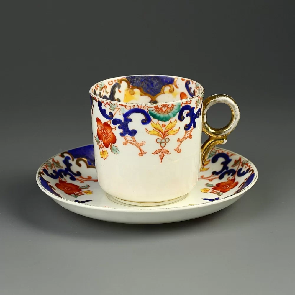Антикварная кофейная пара Charles Allerton & Sons