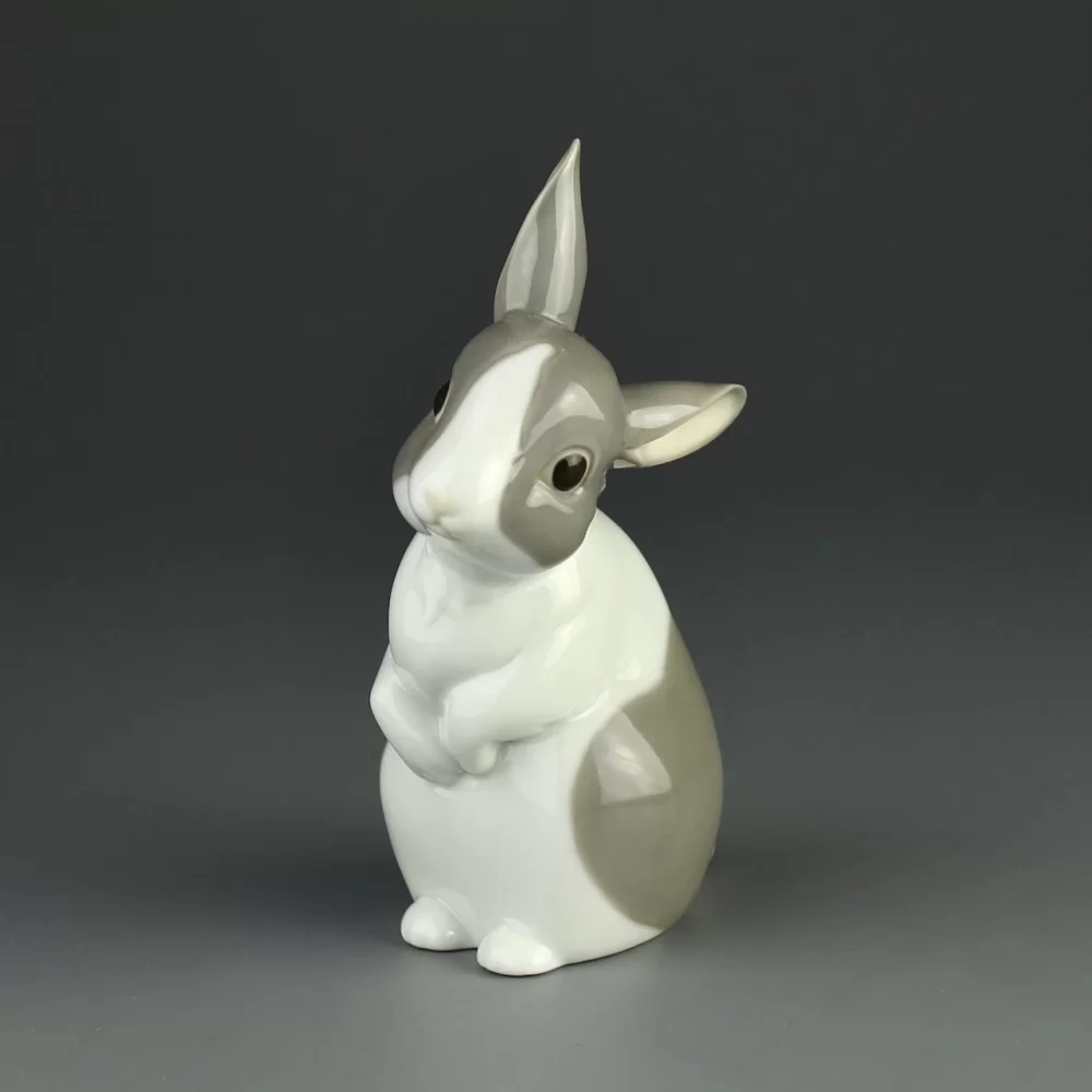 Винтажная фарфоровая статуэтка Кролик Заяц Испания NAO Lladro 1457 Patches