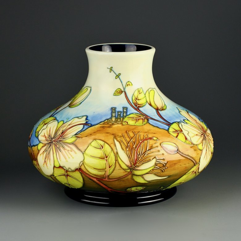 Винтажная английская ваза William Moorcroft