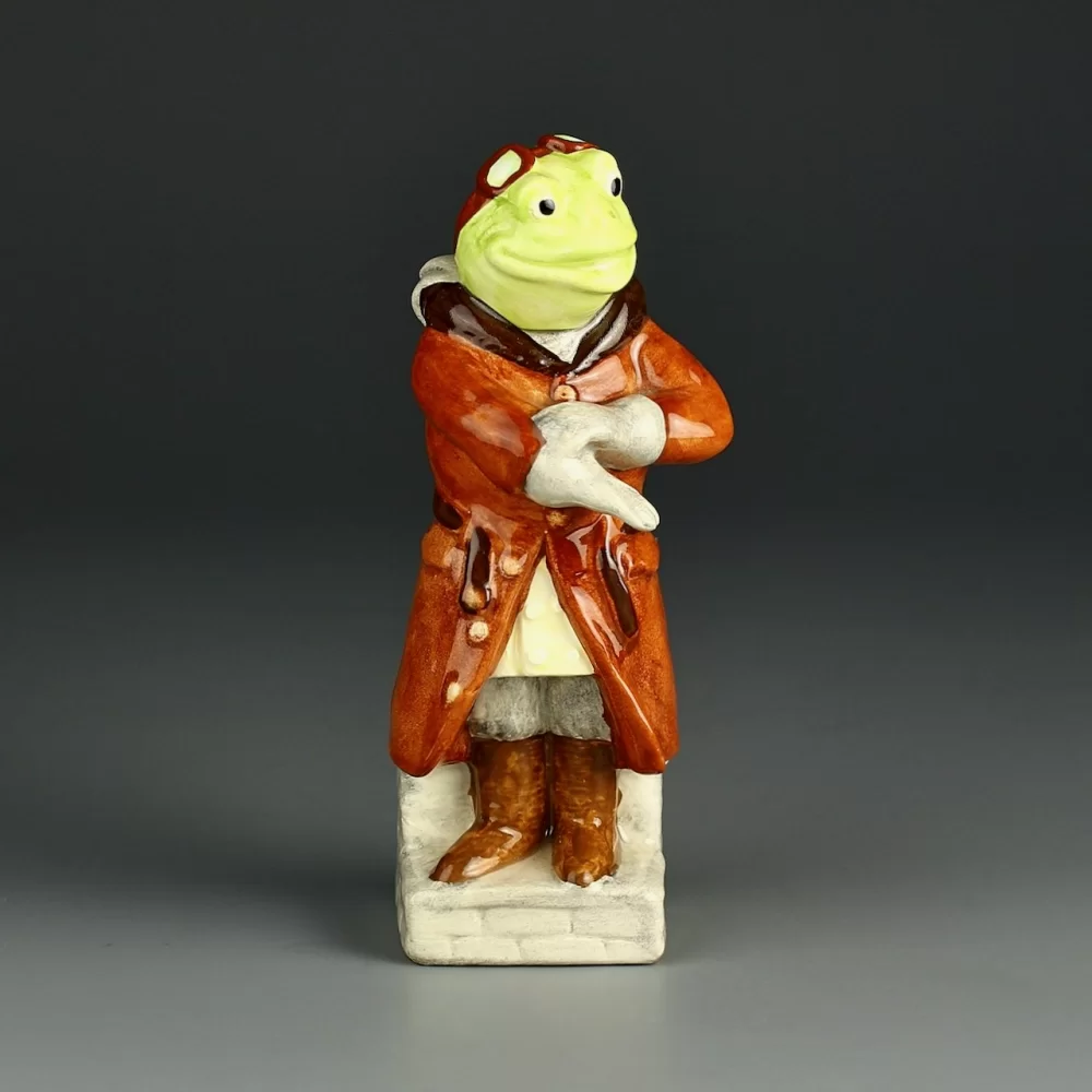 Винтажная статуэтка Лягушка Мистер Тоад Жаб Ветер в ивах Англия Beswick Toad Wind in the Willows