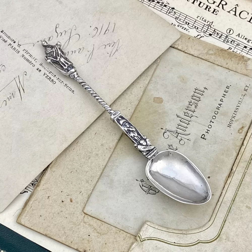 Винтажная чайная кофейная ложка Apostle Spoon