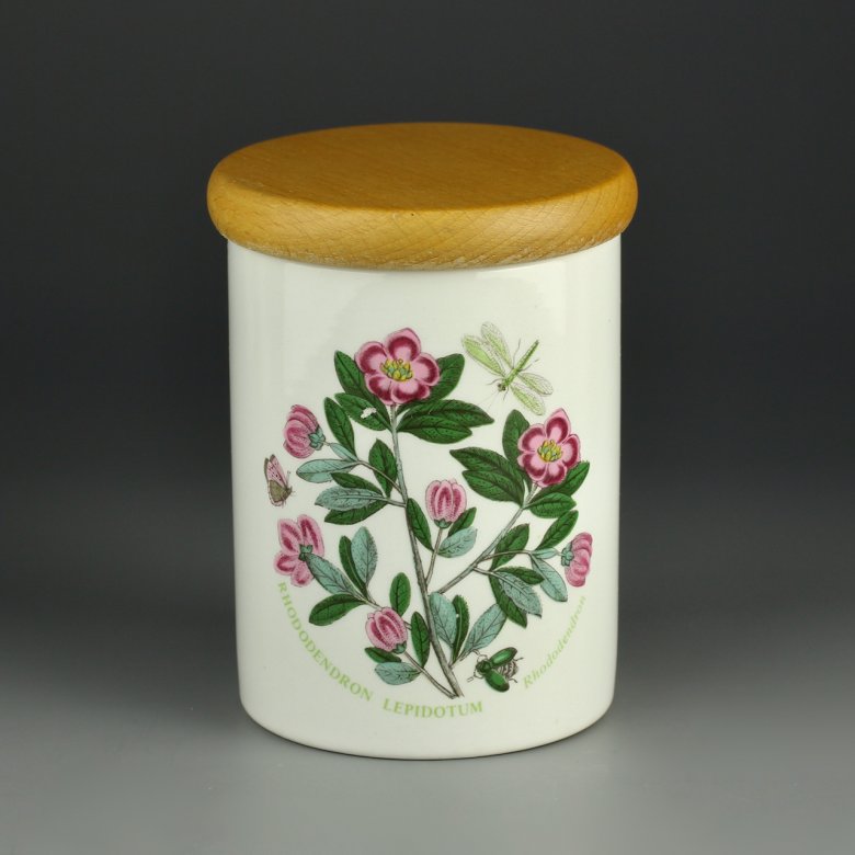 Винтажная банка для трав, чая, специй Portmeirion Rhododendron lepidotum Рододендрон