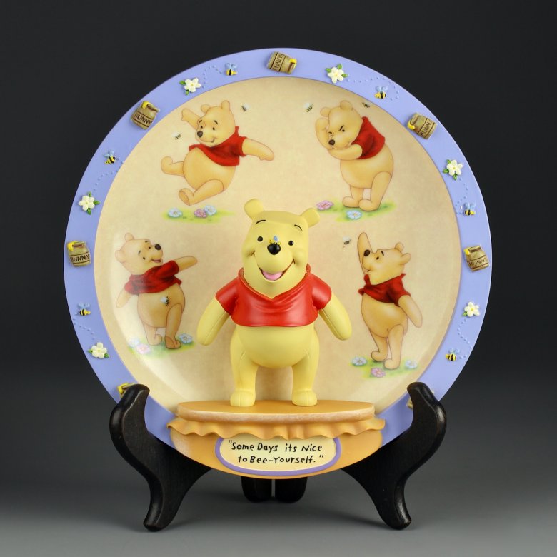 Винтажная тарелка Винни-Пух Winnie the Pooh 100 Acre Days