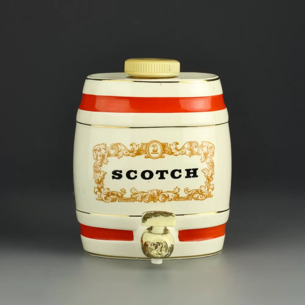 Винтажный английский бочонок для виски скотча Scotch