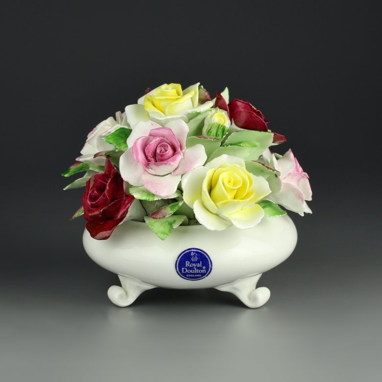 Винтажный фарфоровый букет Royal Doulton Розы
