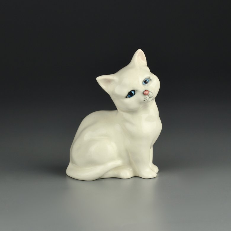 Винтажная фарфоровая фигурка кошки Котёнок Royal Doulton