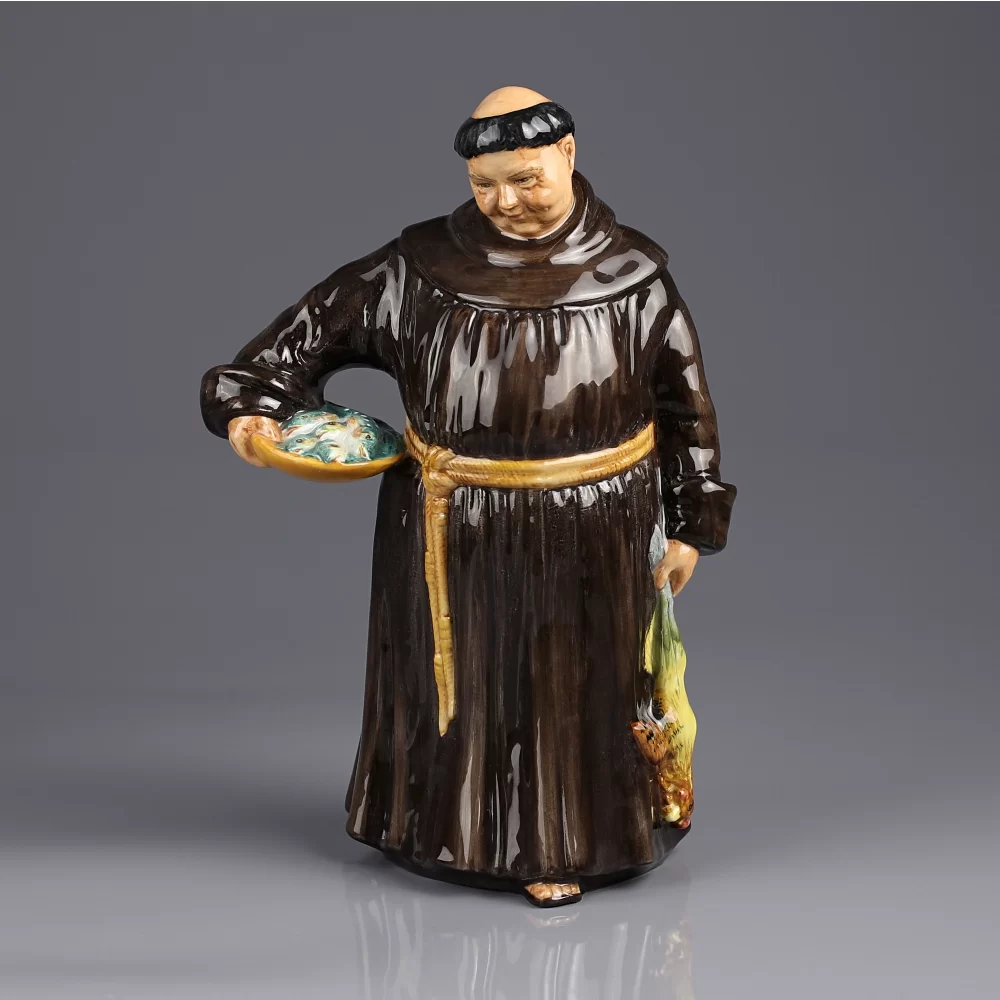 Винтажная английская фарфоровая статуэтка Монах Royal Doulton 2144 Jovial Monk
