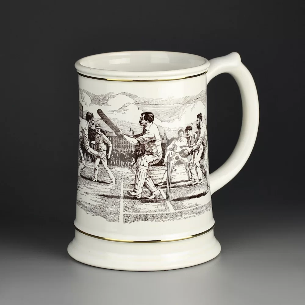 Винтажная английская кружка Крикет The Ashes Franklin Porcelain