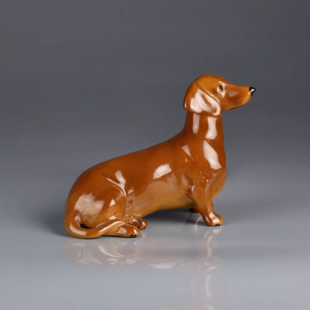 Винтажная фигурка Такса Собака Beswick