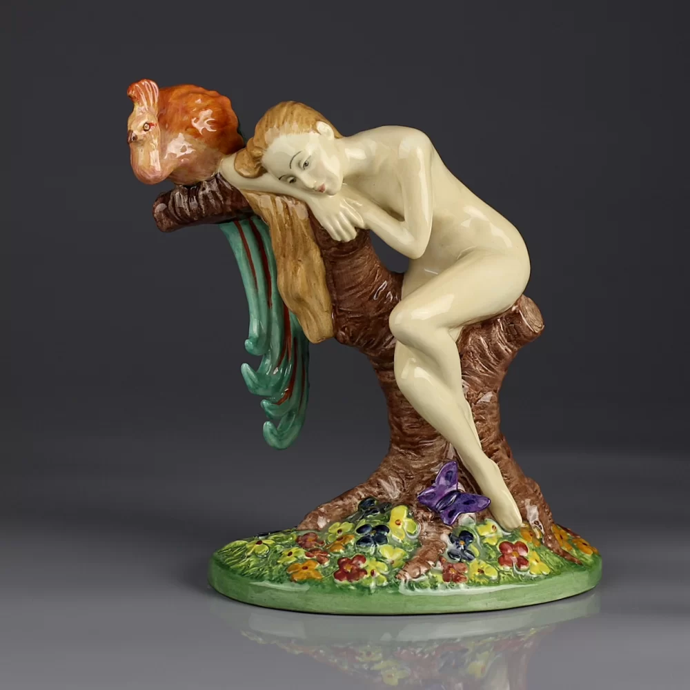 Винтажная фарфоровая статуэтка Райская птица Англия Carlton Ware Bird of Paradise