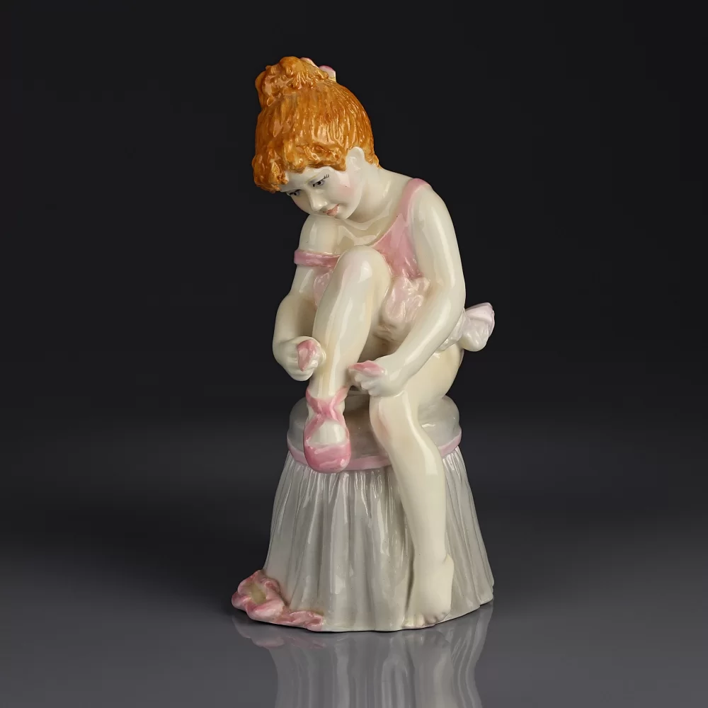 Винтажная фарфоровая статуэтка Балерина Англия Royal Worcester Ballet