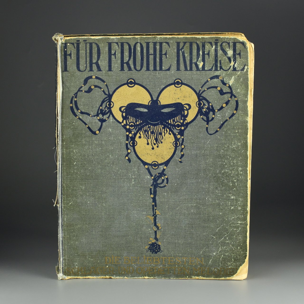 Антикварный альбом с нотами Fur Frohe Creise 1910 год