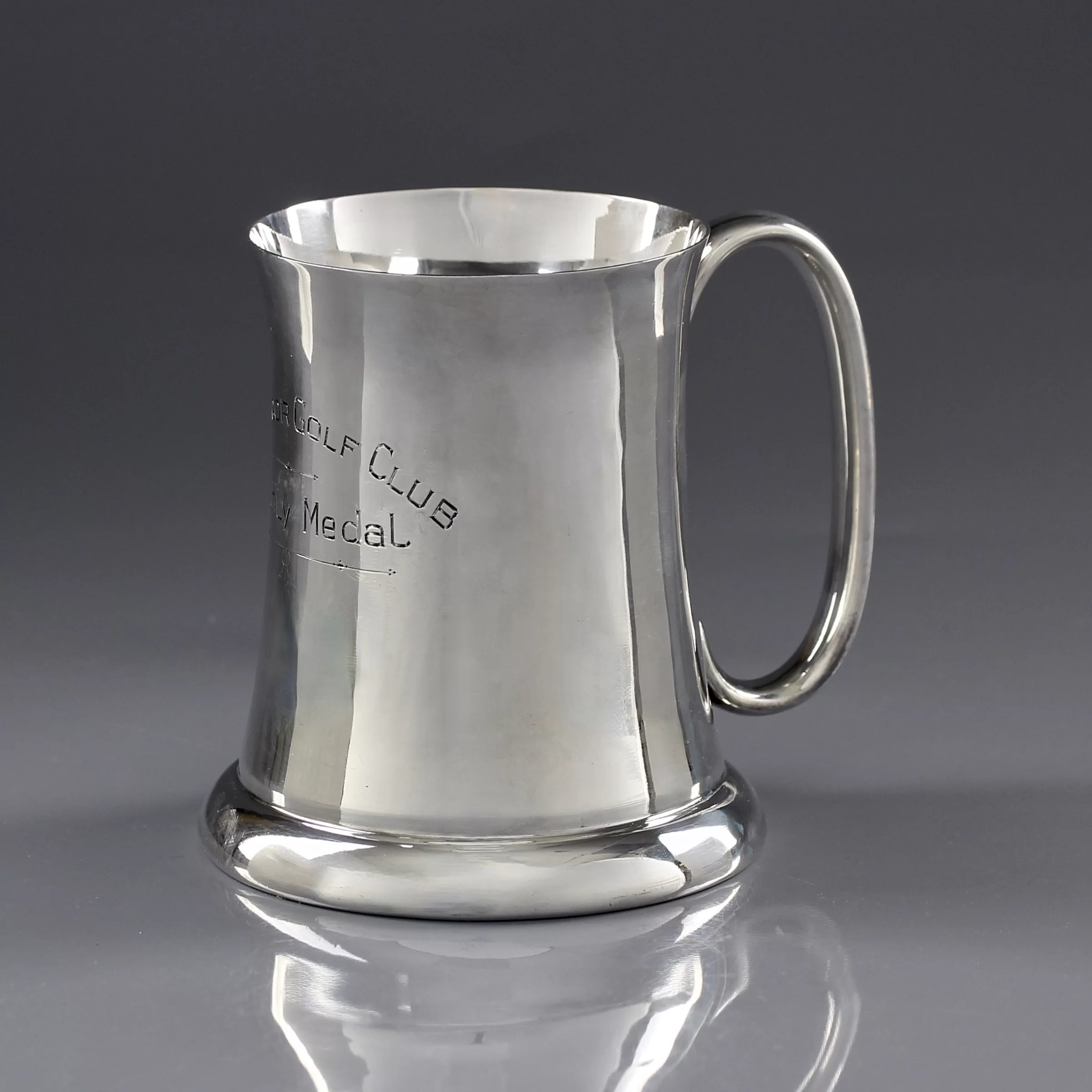 Винтажная английская кружка Гольф Турнир Selangor Golf Club Monthly Medal James Dixon & Sons